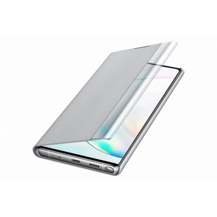 Clear View Cover Silver Note10+