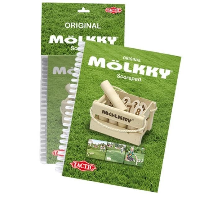TACTIC Mölkky Score Pad - Carnet de Score