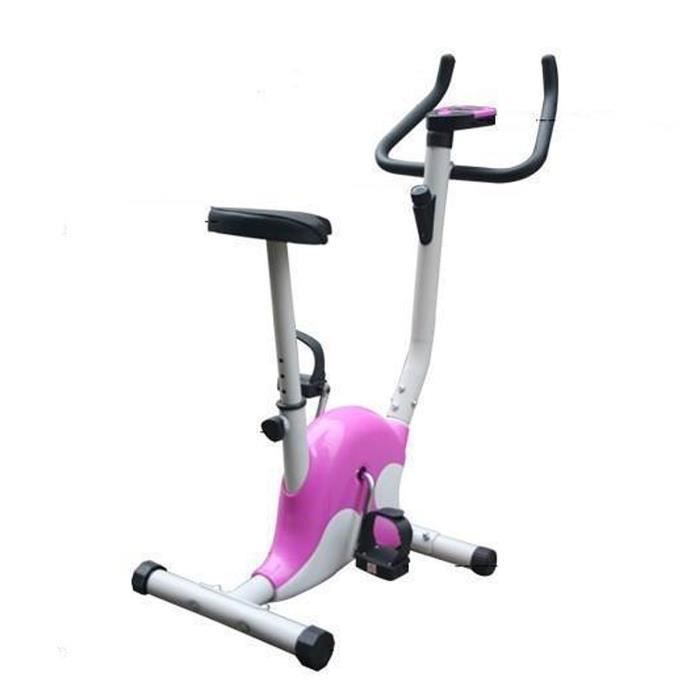 TEMPSA Vélo d'appartement Écran LCD Équipement de sport ROSE