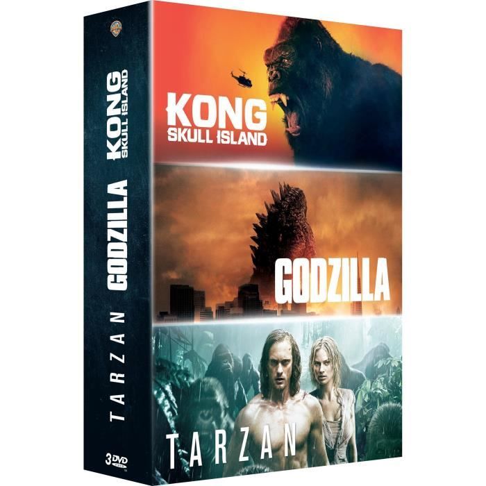 Dvd Warner Bros Godzilla / Kong / Tarzan