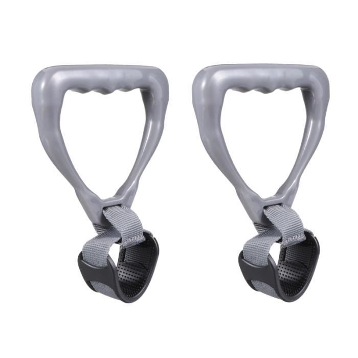 1 paire de poignées de Fitness Fine Safe Chic pièces d'équipement de de traction anneaux extensibles de formation de gymnastique
