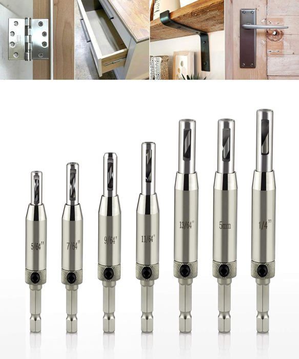 Einbohren Bande 20 MM de Forage Porte D'Entrée Charnières Ruban Bush 3-D