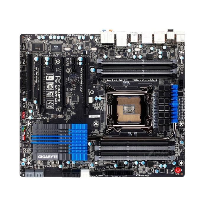 Carte mère GIGABYTE GA-X79-UD5 Intel X79 Socket LGA2011 8xDDR3 SDRAM 64GB E-ATX - Gigabyte