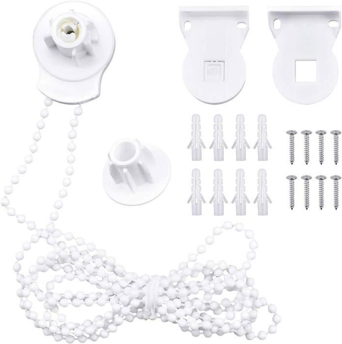 Kit de réparation pour store enrouleur 17 mm - Support de montage - Chaîne de perles Kit de réparation pour store enrouleur 17 mm - Support de montage - Chaîne de perles