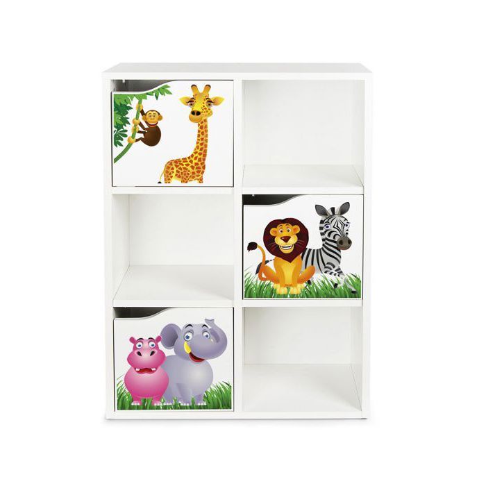 Kubico Slim 246352B2 – Jungle - Étagère Colorée pour Enfants Dimensions : 59 5 x 29 x 89 5 cm Élégant et Fonctionnel Kubico Slim 246352B2 – Jungle - Étagère Colorée pour Enfants Dimensions : 59 5 x 29 x 89 5 cm Élégant et Fonctionnel