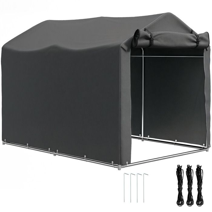 Auvent De Porte En Polycarbonate Transparent 50x100 Cm - Épaisseur 3,5 Mm - Protection Contre Pluie, UV - Installation Facile