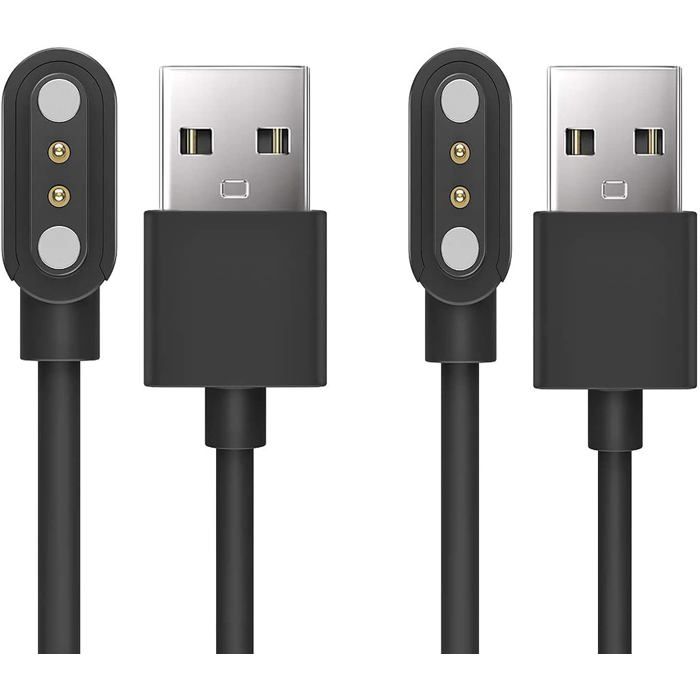 Magnétique Chargeur Compatible avec Ice-Watch Ice fit 1.0 AMOLED 1.78 Pouces Smart WatchMagnétique Chargeur Montre Connectée USB