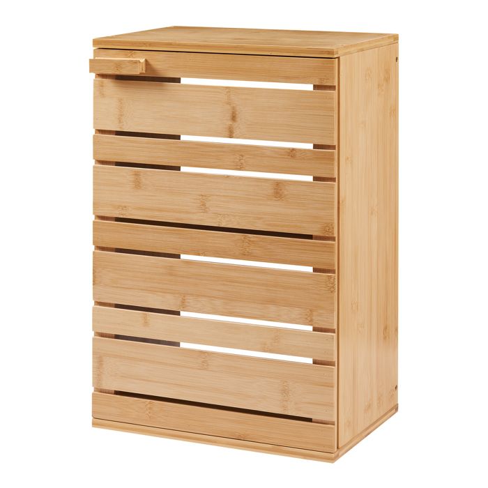 Armoire murale de salle de bain Epind bambou 50 x 33 x 20 cm naturel