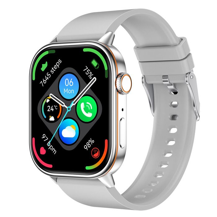 RUMOCOVO Montre connectée pour hommes et femmes écran HD de 1.55 pouce