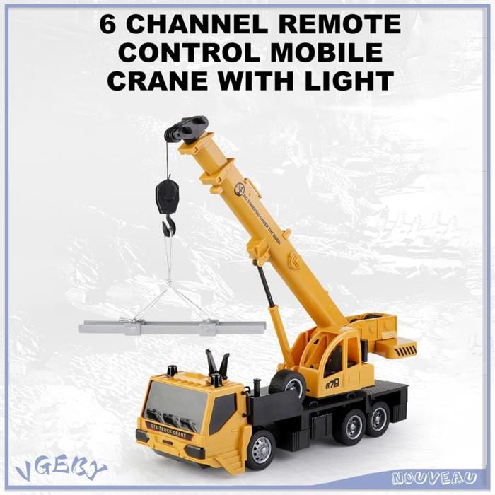 Pelleteuse Telecommande Grue à Tour 128cm Aragallant Grue à Tour