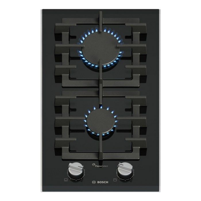 Plaque De Cuisson Gaz BOSCH PRB3A6I40 – 2 Brûleurs, Technologie FlameSelect