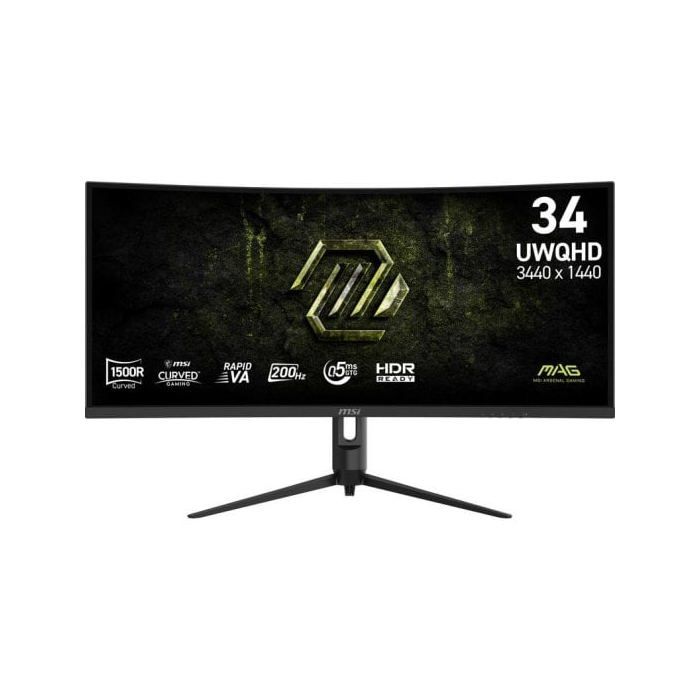 Écran PC MSI MAG 342CQRF E20 34 UltraWide Quad HD 200Hz VA Courbé 0 5ms - vue 4