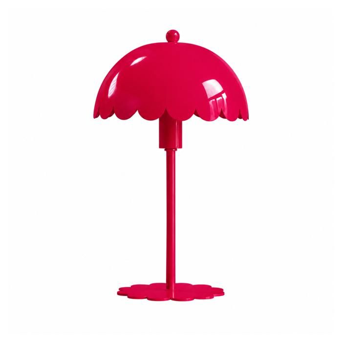 Lampe à poser en métal framboise - Margot - Maison Pavane