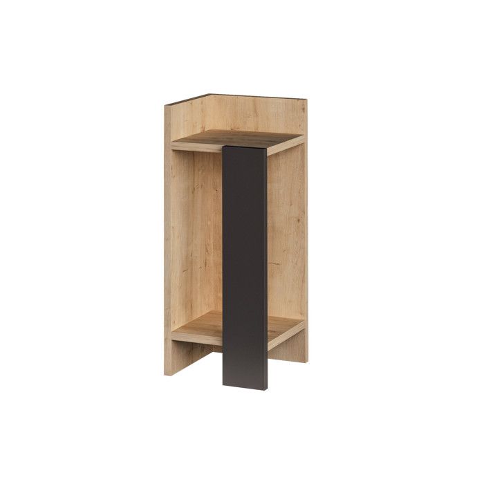Table de chevet en bois Elos Left - 25 x 27 x 60 cm - Beige Table de chevet en bois Elos Left - 25 x 27 x 60 cm - Beige
