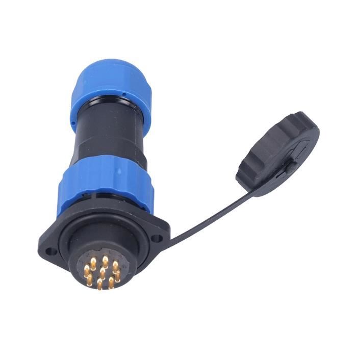 Prise Aviation SP16 à Bride – IP68, 4 Contacts (250V 5A), Pour équipements Communication, Instrumentation, Extérieur