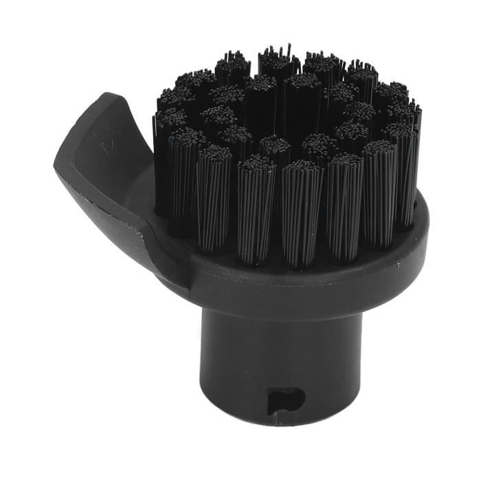 Lot De 2 Grandes Brosses Rondes Pour Nettoyeur Vapeur Karcher SC1 à SC5 - Compatibles Avec EasyFix Et Modèles Courants