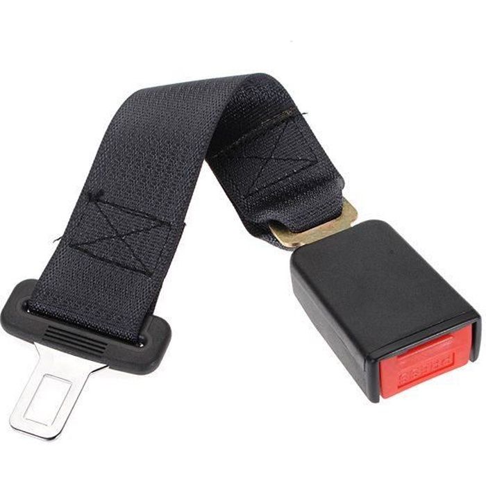 1 PC Car Seat Belt Extension Extender Noir