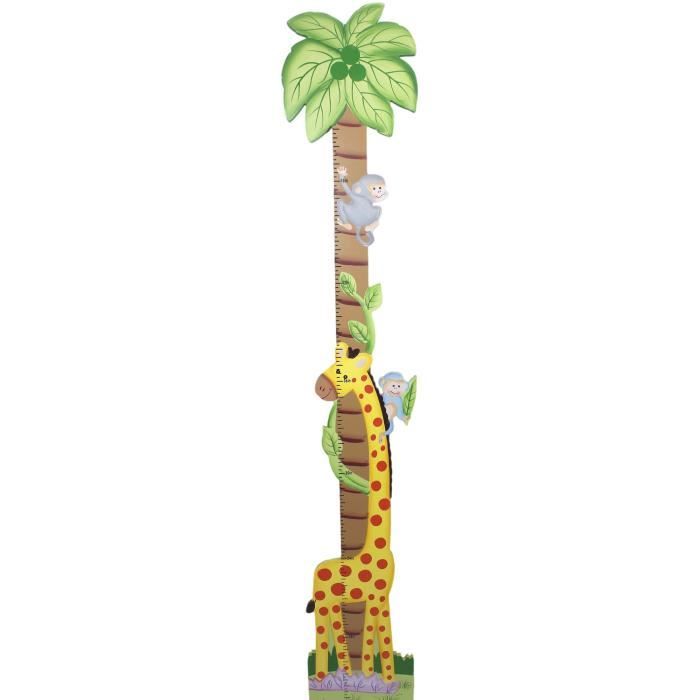 Toise Murale En Bois Pour Chambre Enfant Bebe Mixte Echelle