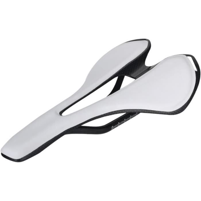 Selle De Vélo Velo Juliana - Cuir Noir Et Blanc - Style Course - Excellent état - Pour VTT Femme