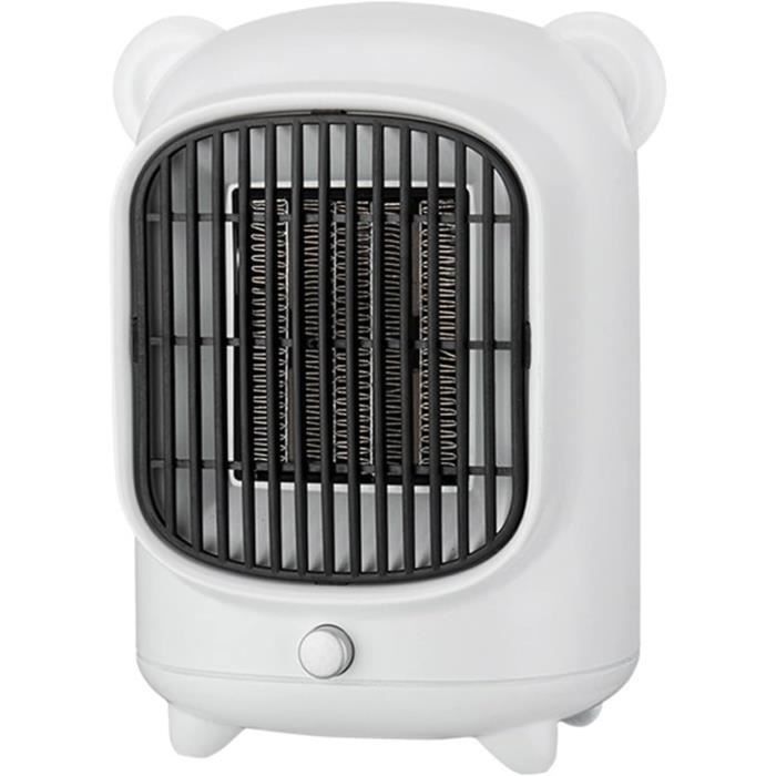 Mini Radiateur Soufflant 1500W - Chauffage D'Appoint Économique, Silencieux, 2 Modes Pour Salon, Chambre Et Salle De Bain