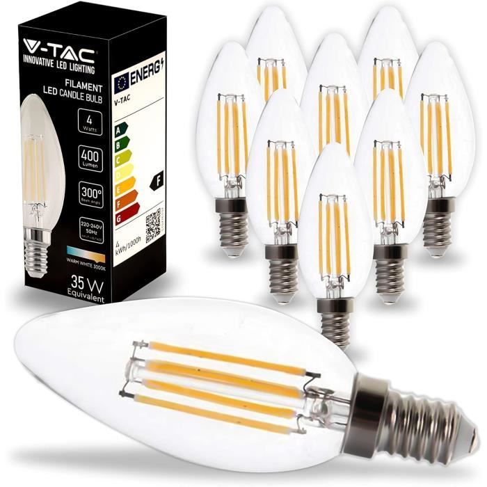 Ampoule LED E14 Bougie à Flamme 7W