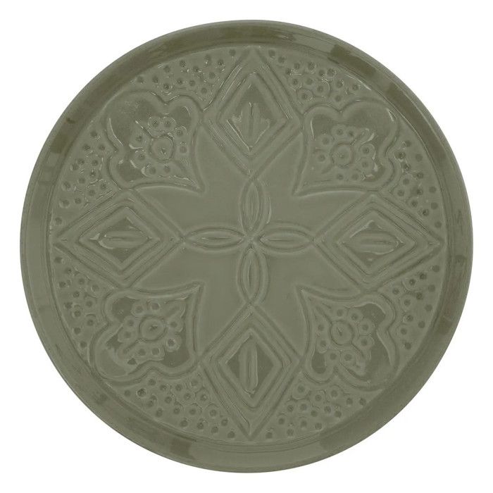 Lot de 6 Assiettes à Dessert Faïence Sienna 20cm Vert Olive Lot de 6 Assiettes à Dessert Faïence Sienna 20cm Vert Olive