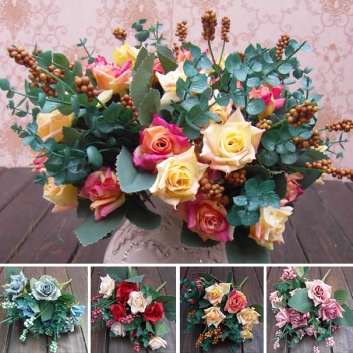 Modèle Rouge élégante Peinture à Lhuile Style Rose