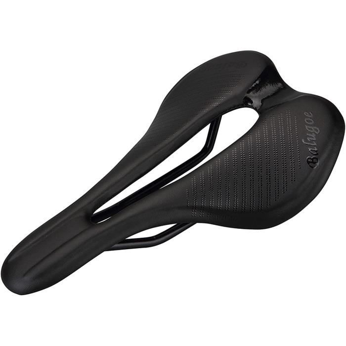 Selle De Vélo Confortable 25x21cm - Siège VTT Ergonomique Avec Boule Amortisseur Double Ressort Et Gel Anti-Douleur