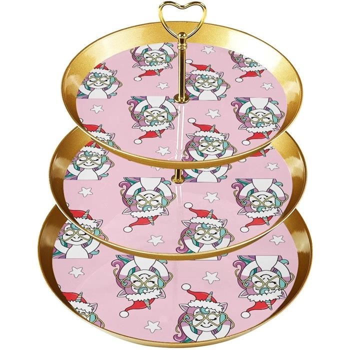 Lot De 2 Présentoirs à Cupcakes à 3 étages - Pour Mini