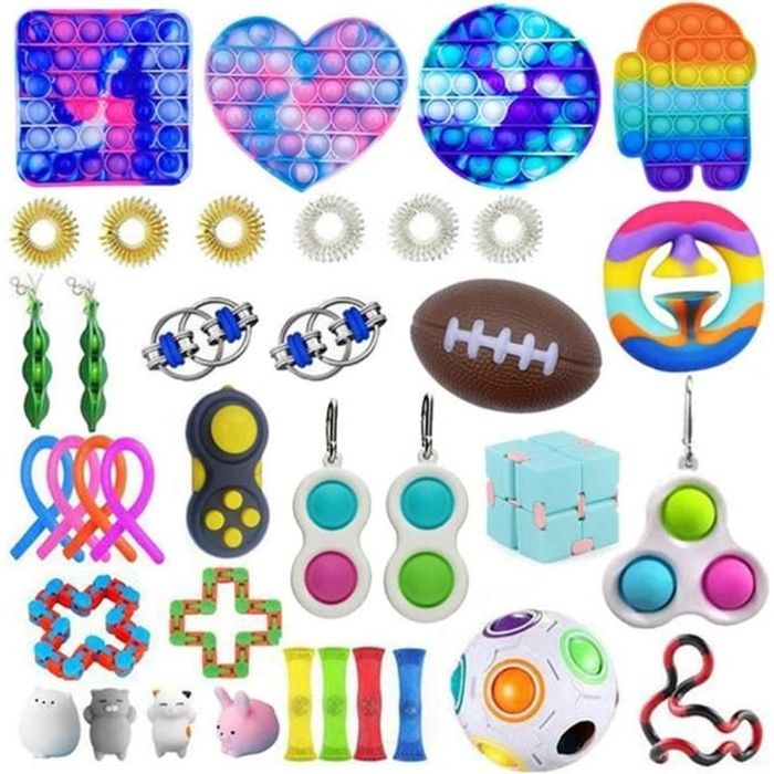 36 Pièces Jouets Sensoriels, Fidget Toys Pack Pas Cher,Gadgets Anti-Stres,  Sensory Toy Set pour TDAH Autisme Les Enfants Adultes - Cdiscount Jeux -  Jouets