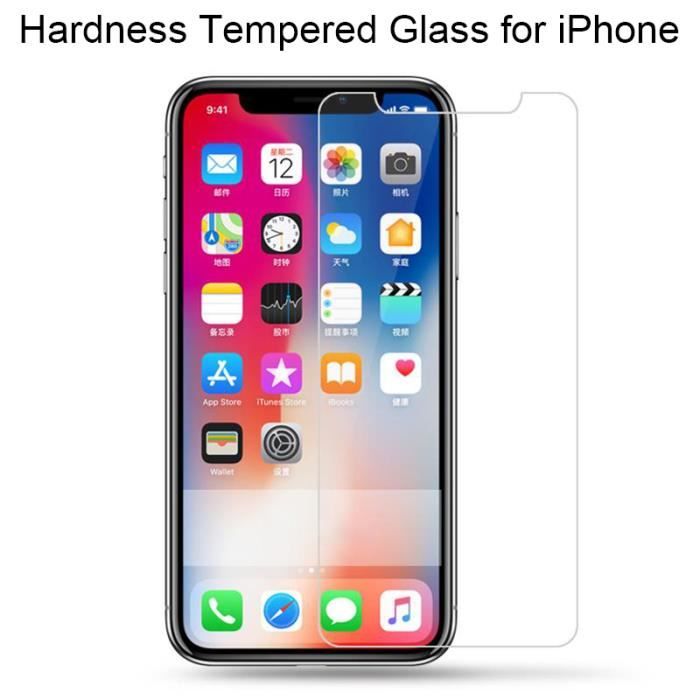 YA Protections décran de téléphone - Verre trempé 9H HD pour iPhone X 10 8 7 11 Pro 6s 6.... - For iPhone X XS - YASFLTP0508A15902