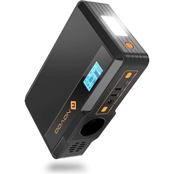 NOVOO Batterie Externe Portable 148Wh 40000mAh avec Prise de Courant AC 100W 230V Cdiscount