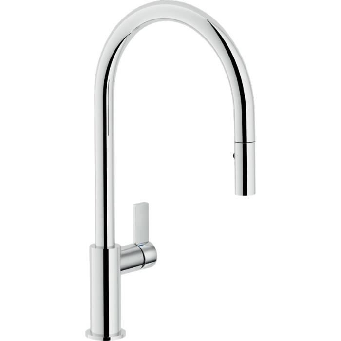 Robinet de lavabo avec douchette extractible Gaboli Flli