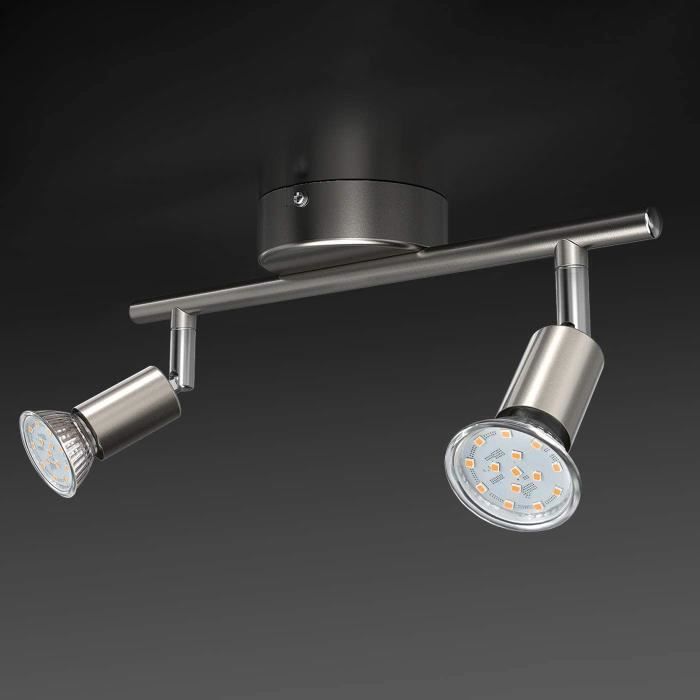 Non Dimmable spots plafond LED salon salle à manger chambre cuisine couloir 420lm 2 X 4W Ampoule E14 Uchrolls Plafonnier LED 2 Spots Orientables Non Dimmable spots plafond LED salon salle à manger chambre cuisine couloir 420lm 2 X 4W Ampoule E14 Uchrolls Plafonnier LED 2 Spots Orientables