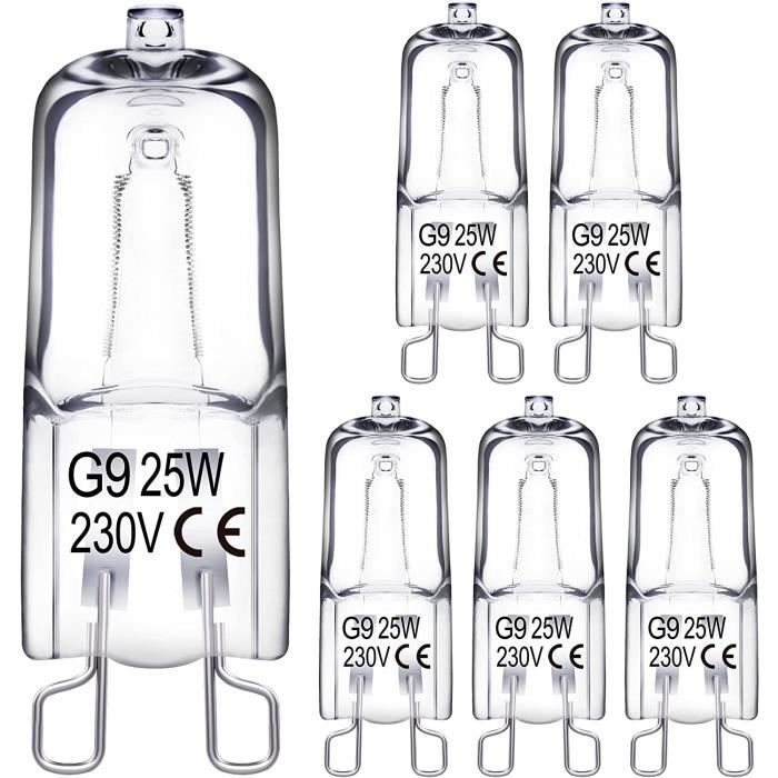 Ampoule LED capsule G9 25W, blanc chaud