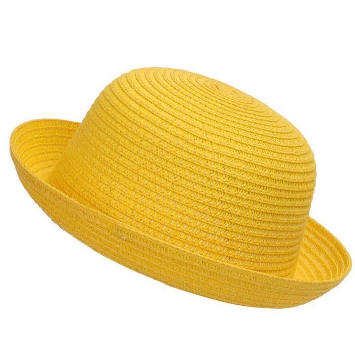 Chapeau de paille pour enfants chapeau de soleil pour garçons et filles