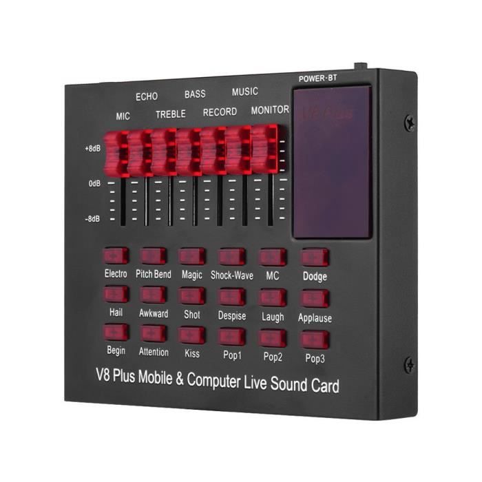 Changeur De Voix Portable - 11 Effets (robot, Bébé, Etc.) - Écran Couleur - Plug And Play Via USB/3.5mm - Pour Streaming Et Jeux