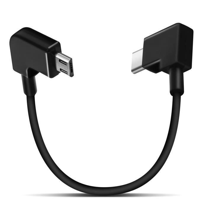 Câble USB type C vers microUSB Charge et Sycnhro Rapide