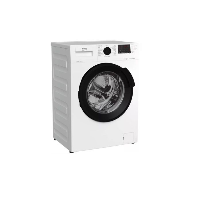 Lave-linge Frontal BEKO WTE10222XW - Capacité 10 kg - Classe énergétique B - Essorage 1200 trs/min