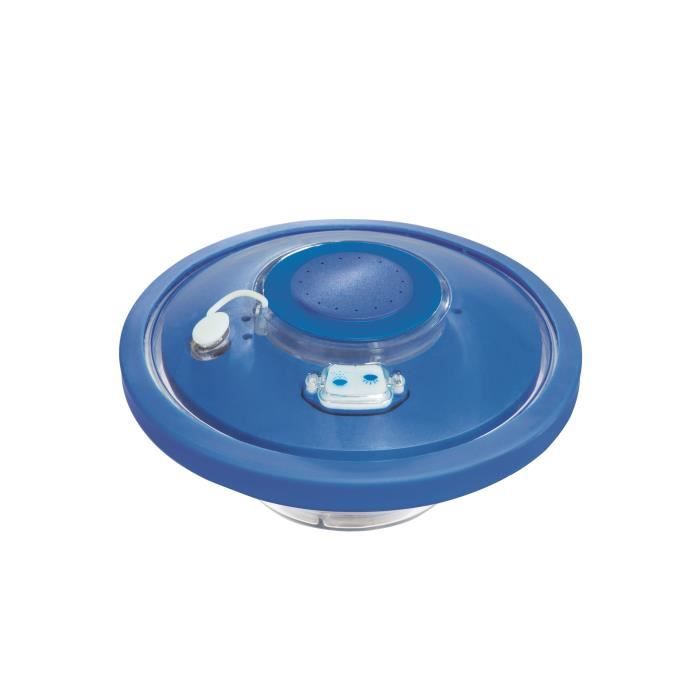 Fontaine flottante avec lampe multicolore pour piscine &oslash;18,5cm 