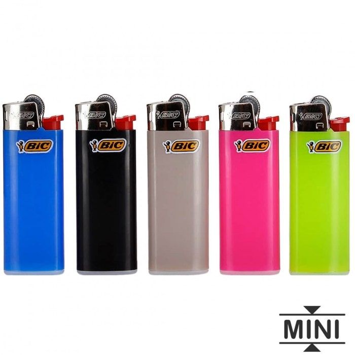 Briquet mini à pierre couleurs x 5 - Au quotidien Briquet mini à pierre couleurs x 5 - Au quotidien