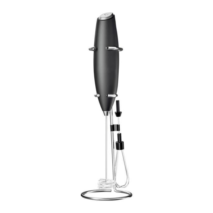 Batteur électrique noir petit mini-fouet à œufs à main pour la maison Handmixer Noir (2 5 watts)