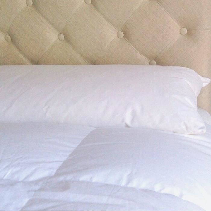 CASTEX COUETTES NATURELLES Castex - Traversin Plat Moelleux Plume-Duvet King Size 200