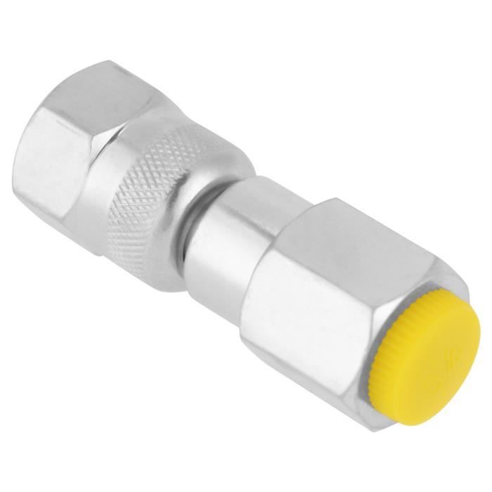 Raccord Hydraulique ZG3/8" à Déconnexion Rapide - Acier Chromé 70Mpa - Kit Réparation