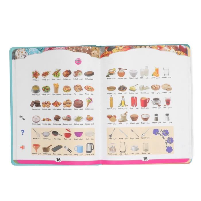 Machine à Lire Interactive Pour Enfants - Apprentissage Précoce De L'arabe, Jouet éducatif Lumineux