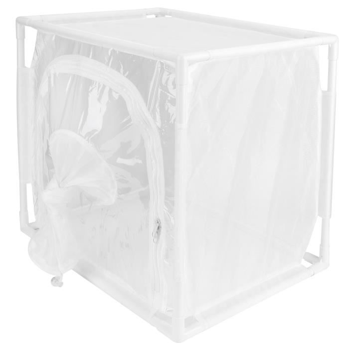 Habitat à Insectes QIODAZOO - Cage Pliable Transparente Pour Papillons Et Insectes, 30x30x30 Cm