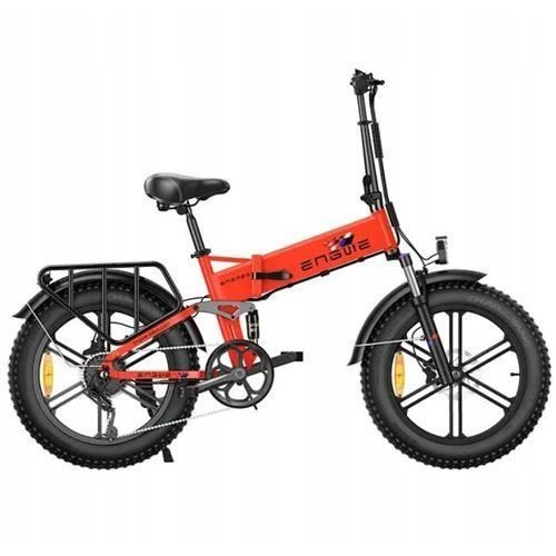 velo electrique pliant ENGWE ENGINE X Autonomie 120km 20 pouces VTC fat bike tout terrain draisienne électrique 48V13Ah rouge