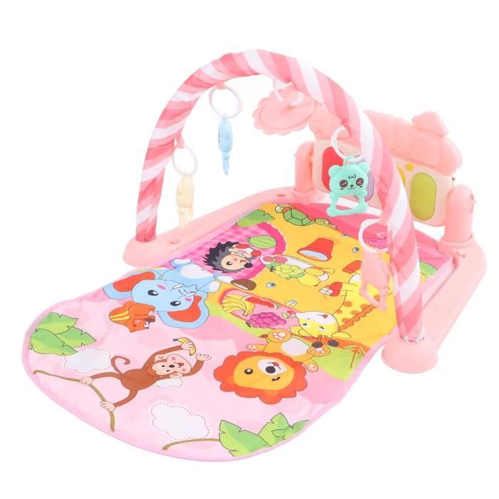 Tapis Musical Bébé JoyPlus - Piano & Batterie 2 En 1, 6 Sons D'Instruments | Jouet Éducatif 1-4 Ans