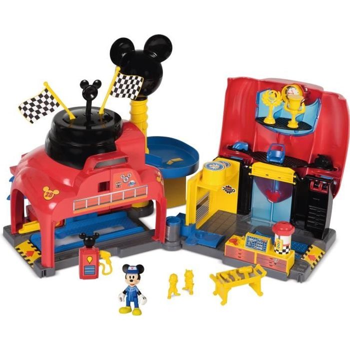 Garage de Mickey & Ses Amis Top Départ - IMC TOYS - Modèle Mickey Mouse - Avec sons et lumières