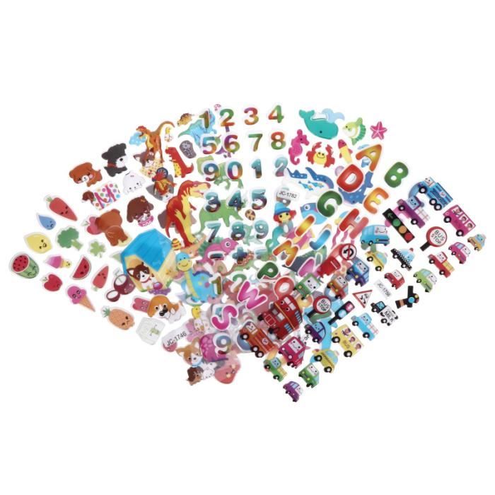 30 Autocollants Marqueurs De Tapis Pour Enfants - Nylon Coloré - 10.5x10.5 Cm - Organisation Classe Et Jeux